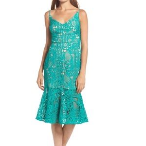 Cooper St Teal Lace Dress